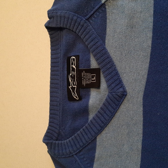 Blue Striped Alpinestars Sweater - Picture 16 of 16